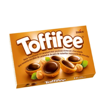 تصویر از شکلات پذیرایی فندوق با مغز کارامل تافی فی اشتورک - 125 گرم