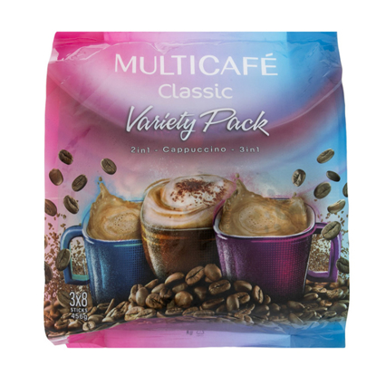 تصویر از پودر قهوه فوری مخلوط کلاسیک مولتی کافه - 24 ساشه 18 گرمی