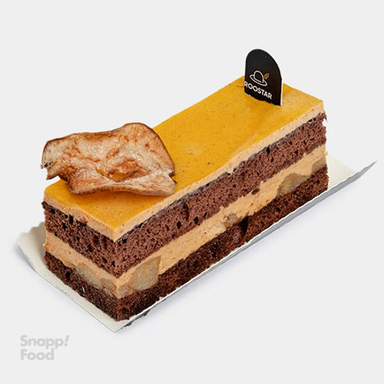 تصویر از موس کیک کارامل گلابی